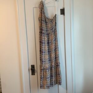 One Shoulder Maxi Dress